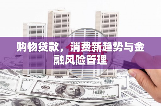 商州购物贷款，消费新趋势与金融风险管理