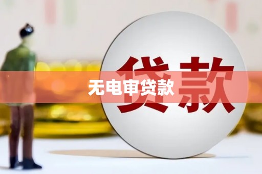商州无电审贷款