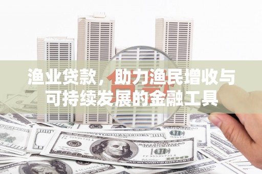 商州渔业贷款，助力渔民增收与可持续发展的金融工具
