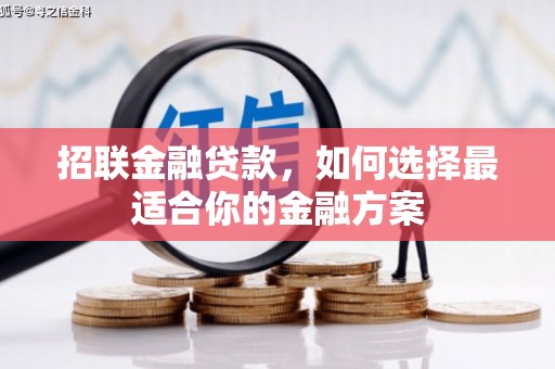 商州招联金融贷款，如何选择最适合你的金融方案