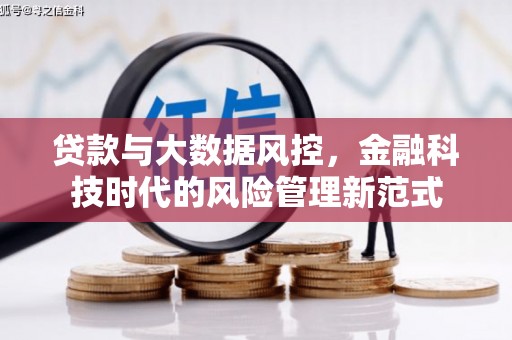商州贷款与大数据风控，金融科技时代的风险管理新范式