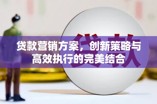 商州贷款营销方案，创新策略与高效执行的完美结合