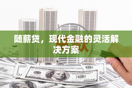 商州随薪贷，现代金融的灵活解决方案