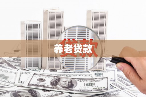 商州养老贷款