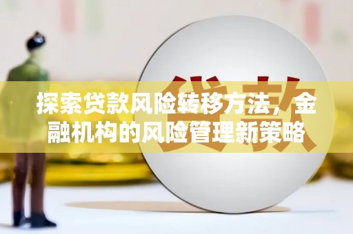 商州探索贷款风险转移方法，金融机构的风险管理新策略