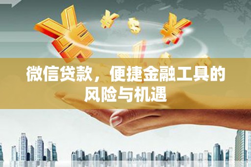 商州微信贷款，便捷金融工具的风险与机遇