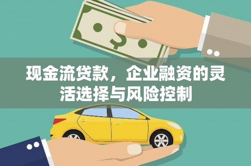 商州现金流贷款，企业融资的灵活选择与风险控制