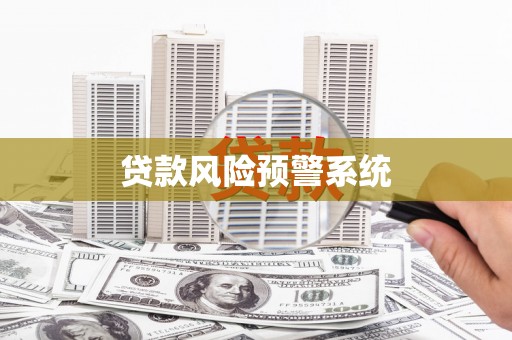 商州贷款风险预警系统