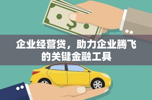 商州企业经营贷，助力企业腾飞的关键金融工具
