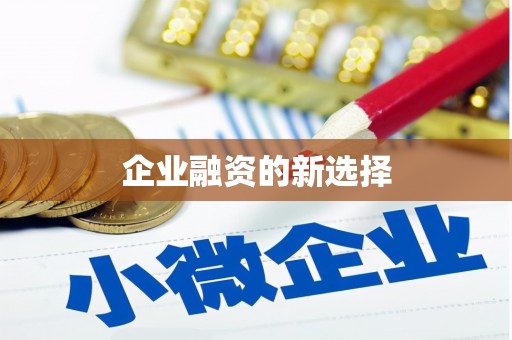 商州企业融资的新选择