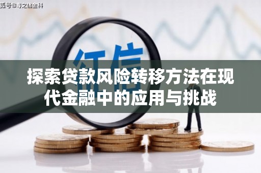 商州探索贷款风险转移方法在现代金融中的应用与挑战