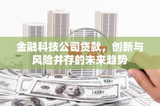 商州金融科技公司贷款，创新与风险并存的未来趋势