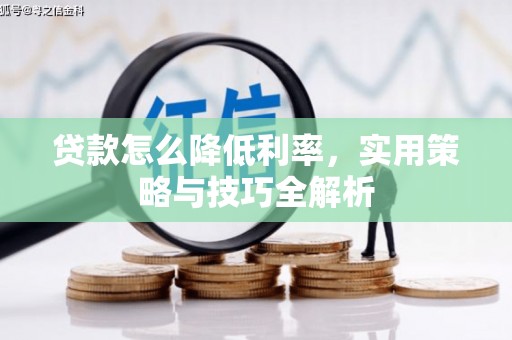 商州贷款怎么降低利率，实用策略与技巧全解析