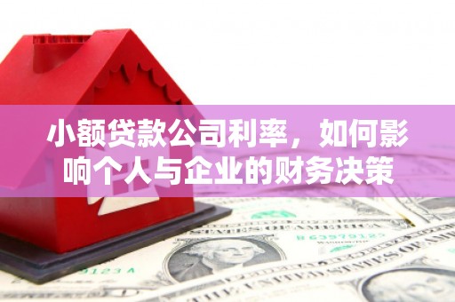 商州小额贷款公司利率，如何影响个人与企业的财务决策