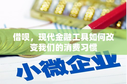 商州借呗，现代金融工具如何改变我们的消费习惯