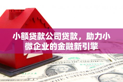 商州小额贷款公司贷款，助力小微企业的金融新引擎