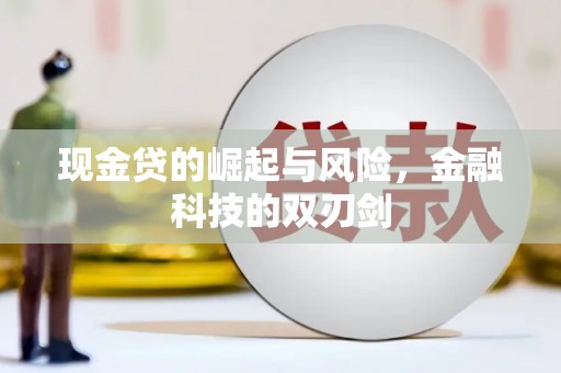 商州现金贷的崛起与风险，金融科技的双刃剑