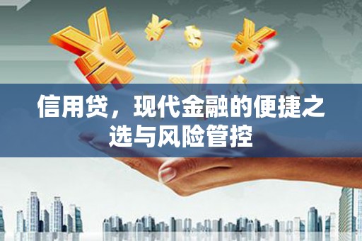 商州信用贷，现代金融的便捷之选与风险管控