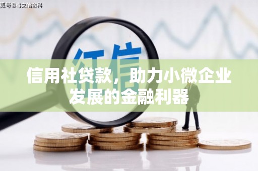 商州信用社贷款，助力小微企业发展的金融利器