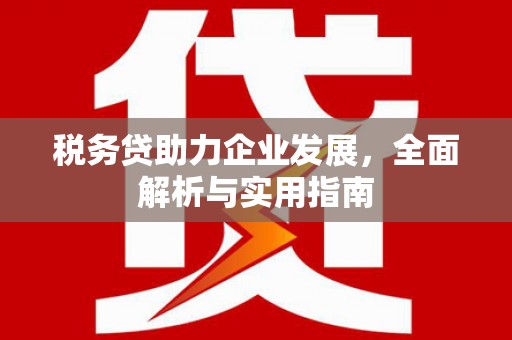 商州税务贷助力企业发展，全面解析与实用指南