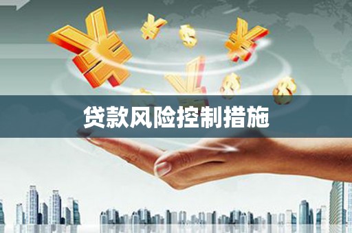 商州贷款风险控制措施