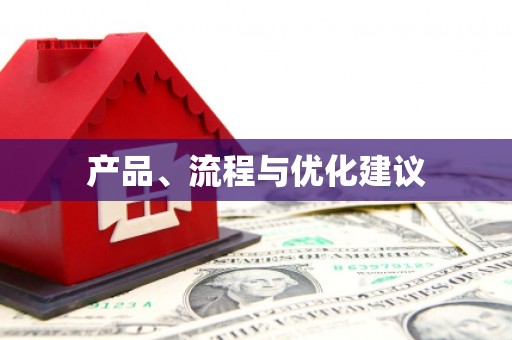 商州产品、流程与优化建议