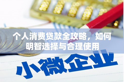 商州个人消费贷款全攻略，如何明智选择与合理使用