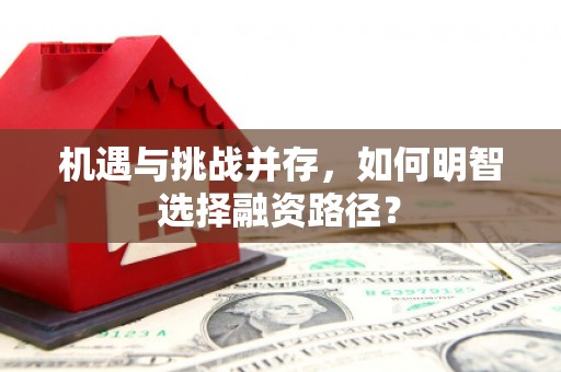 商州机遇与挑战并存，如何明智选择融资路径？