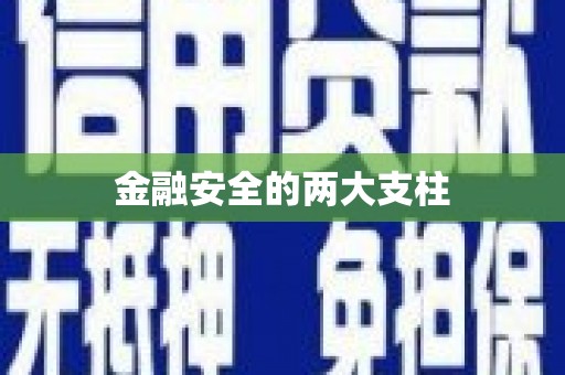 商州金融安全的两大支柱