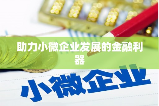 商州助力小微企业发展的金融利器