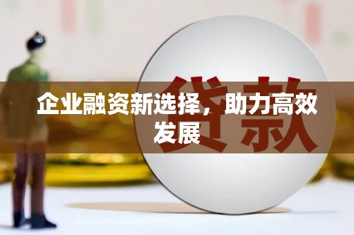 商州企业融资新选择，助力高效发展