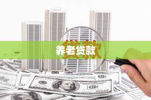 商州养老贷款